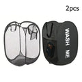 Foldable Mesh Pop-Up Laundry Basket for Bedroom or Dorm