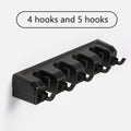 Wall-Mounted Mop and Broom Holder Rack for Kitchen, Laundry, or Garage