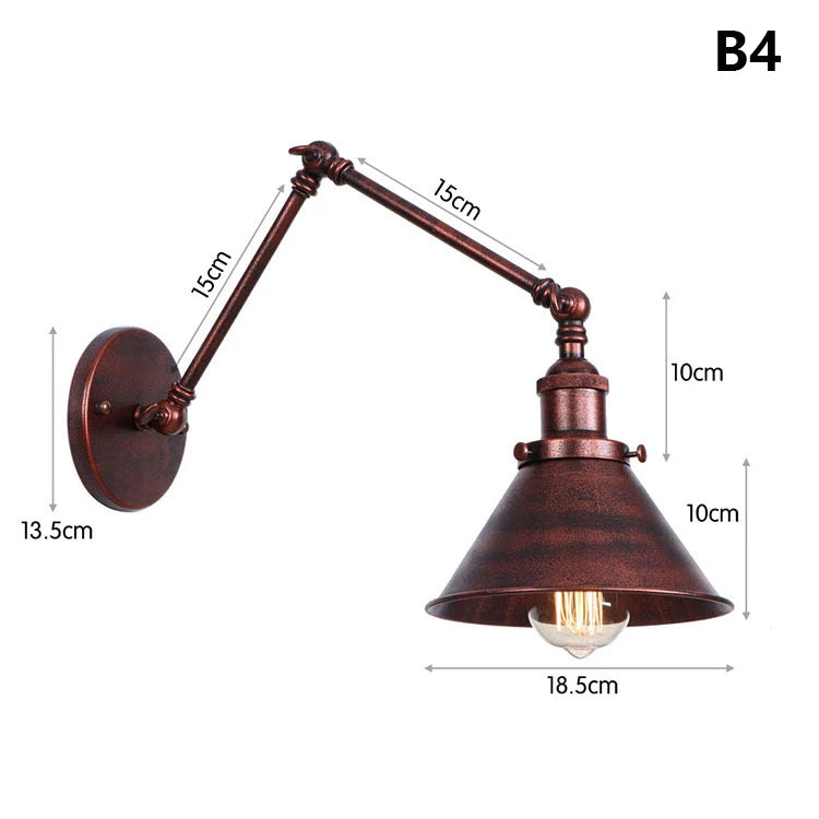 Arden Adjustable Long Arm Wall Sconce