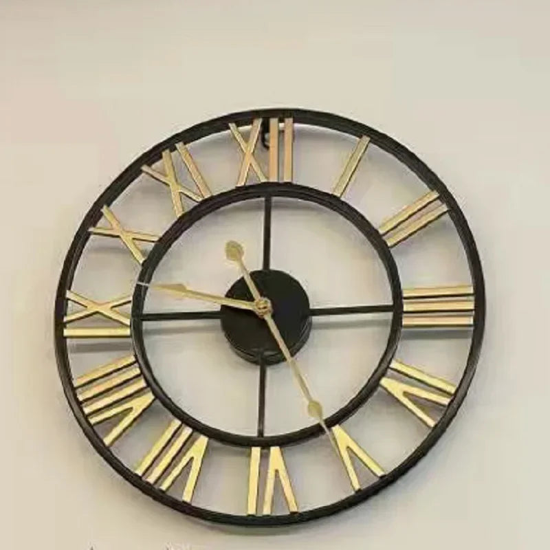 Wren Metal Roman Numeral Wall Clock, 40cm