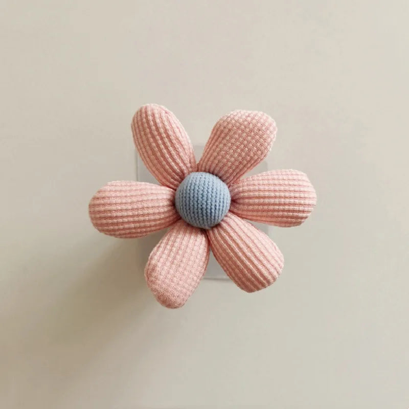Daisy Fabric Flower Wall Hook for Nursery & Kids’ Room