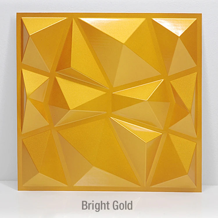 Facet 3D Geometric Wall Panel, 30x30cm