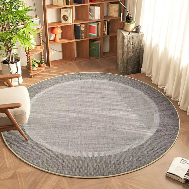 Mira Mandala Round Rug – Soft Bohemian Area Carpet for Living Room