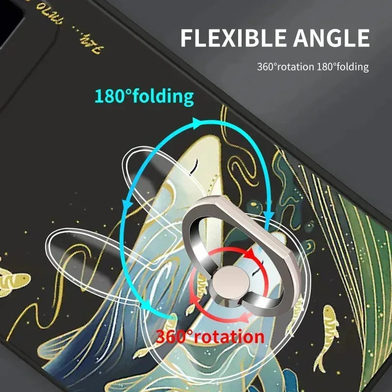 Transparent Animal-Shaped 360° Rotating Phone Ring Holder
