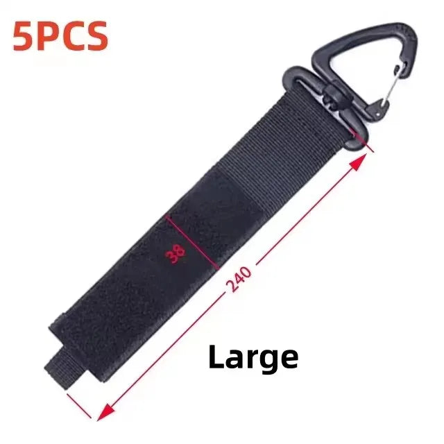 Rotating Buckle Cord Organizer Straps for Garage, Workshop, or Shed