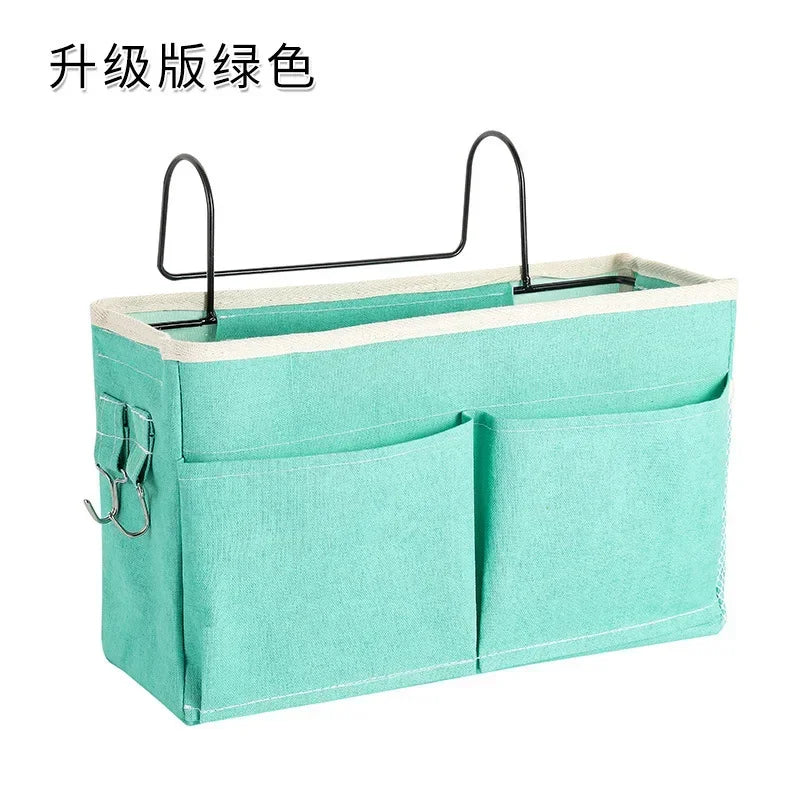 Hanging Bedside Organizer Caddy with Pockets