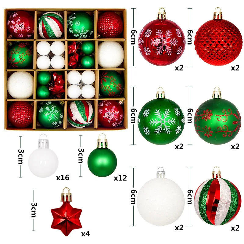 Winterberry Christmas Ornament Set for Tree Decorating
