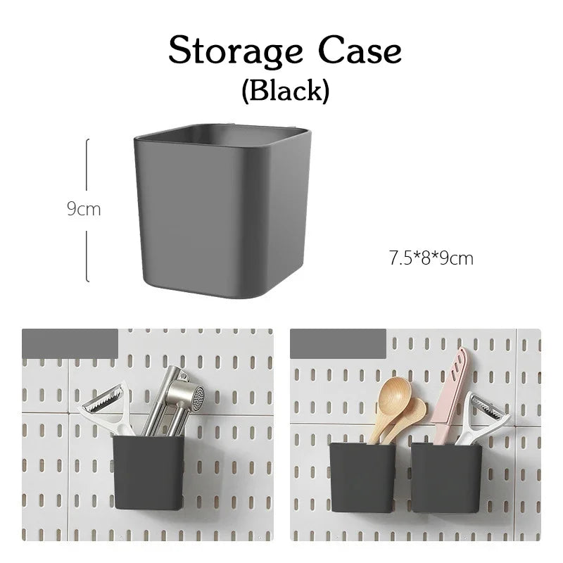 Customizable Pegboard Wall Organizer Accessories for Kitchen & Utility