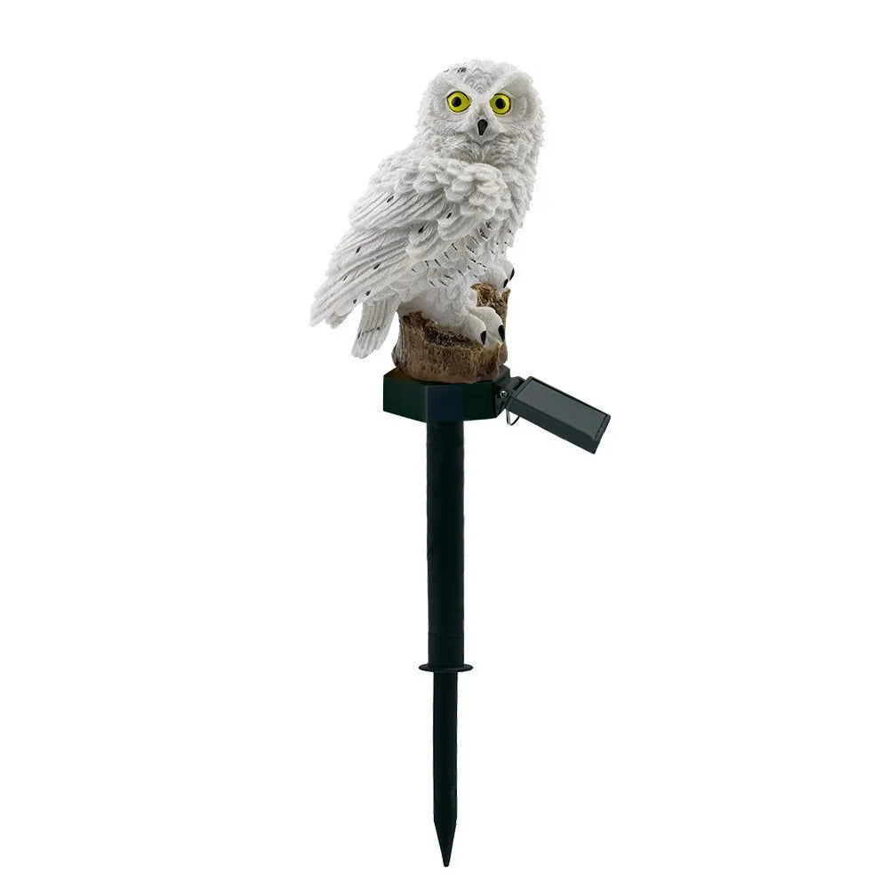 Alder Solar Owl Garden Stake Light