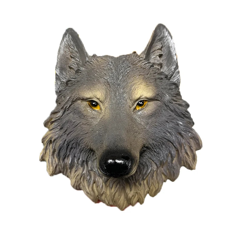 Arden Animal Head Wall Sculpture in Resin for Bedroom or Living Room Decor