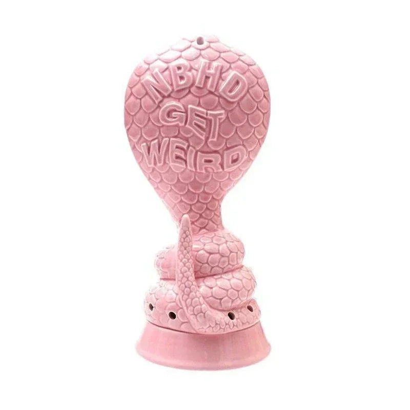Cobra Ceramic Incense Holder – Sculptural Animal Home Decor