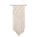 Arden Woven Macrame Wall Hanging – Beige Cotton Tapestry
