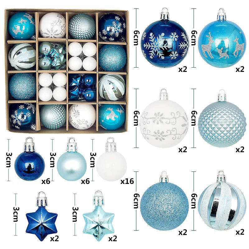 Winterberry Christmas Ornament Set for Tree Decorating