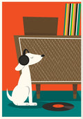 Vinton Mid-Century Vinyl Records Canvas Art Print