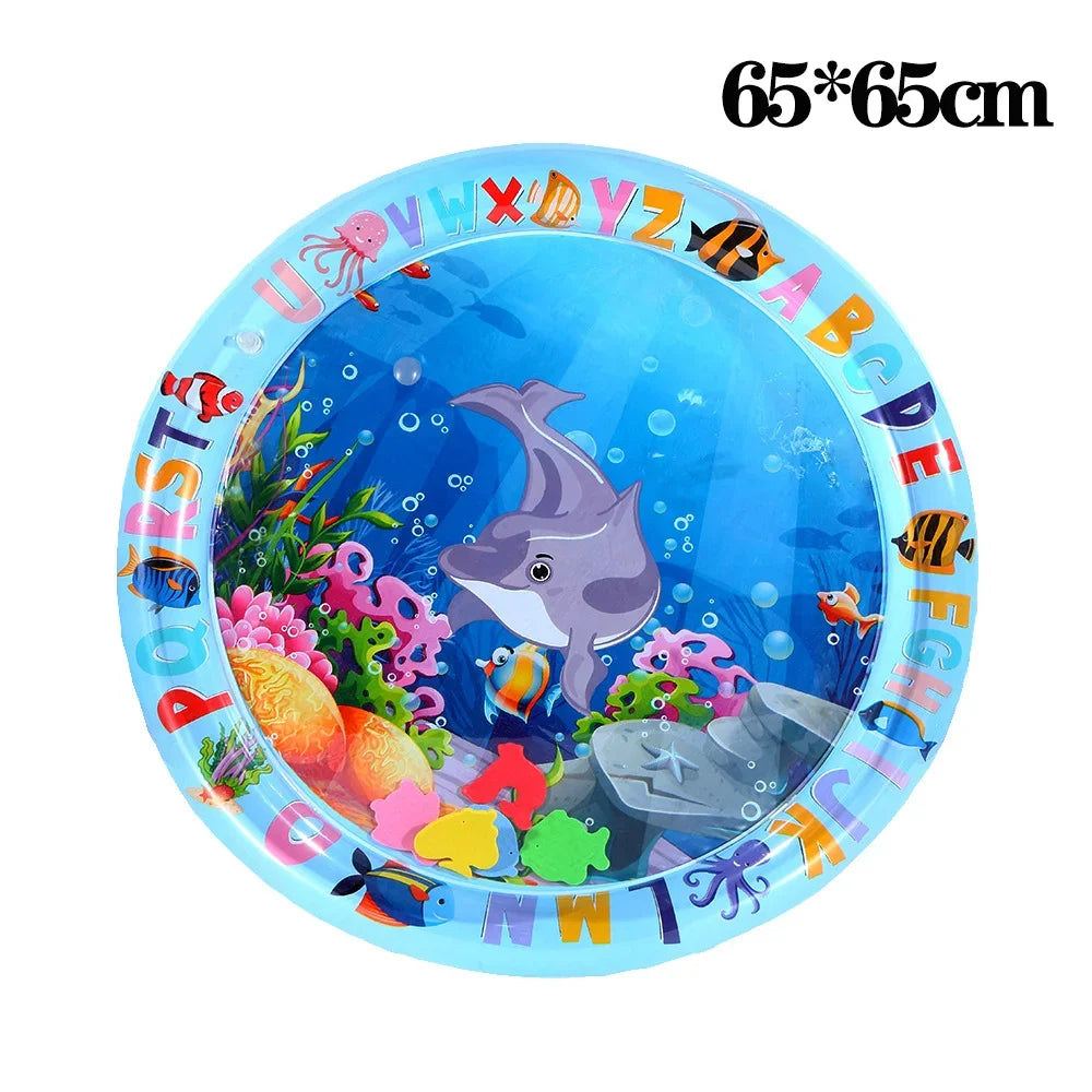 Ocean-Inspired Inflatable Water Play Mat for Cats & Small Dogs