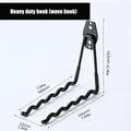 Wall-Mounted Utility Hooks for Garage, Shed, or Laundry Organization