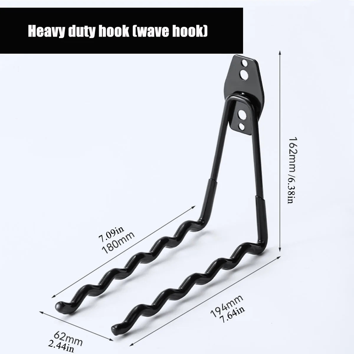 Heavy Duty Garage Wall Hooks for Tool and Garden Storage