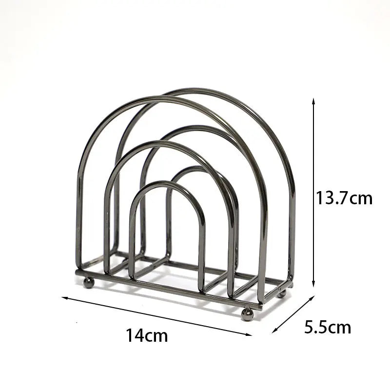 Modern Metal Napkin Holder for Kitchen or Dining Table