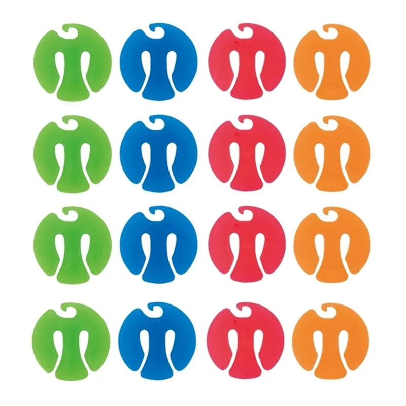 Colorful Sock Clips – Set of 20 Laundry Organizers for Easy Pairing