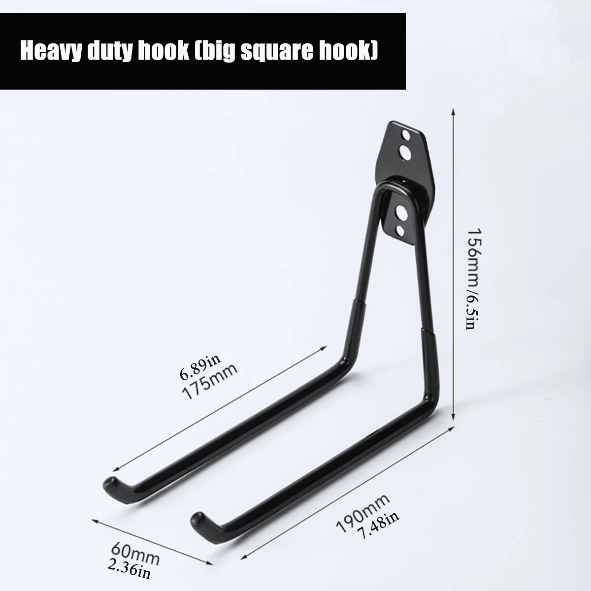 Heavy Duty Garage Wall Hooks for Tool and Garden Storage