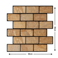 3D Brick-Pattern Self-Adhesive Wall Panels, Set of 10