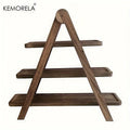Wooden 3-Tier Serving Tray Stand for Parties & Kitchen