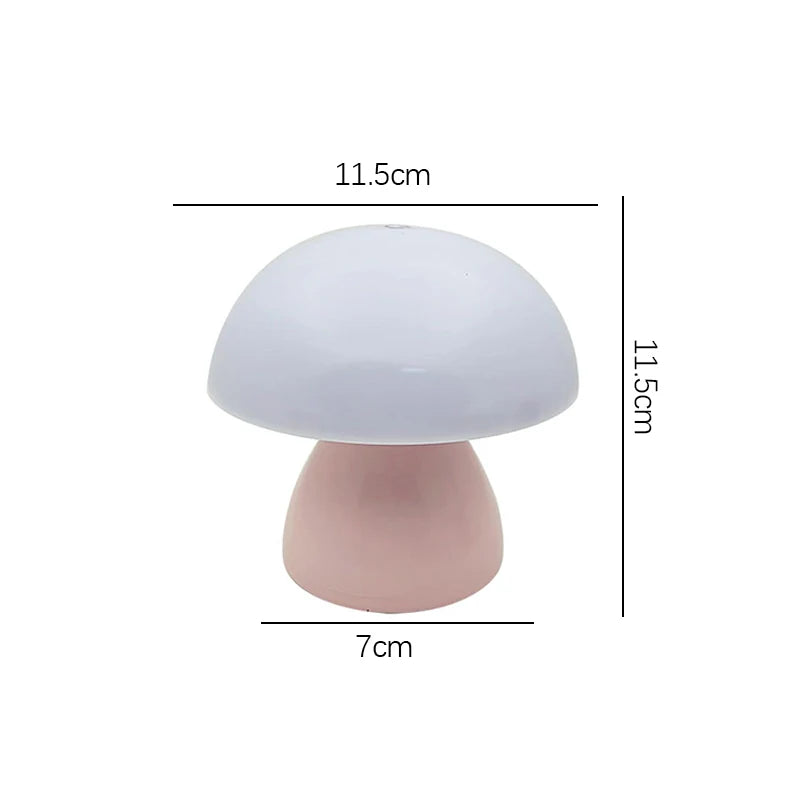 Marlow Mushroom Rechargeable LED Night Light