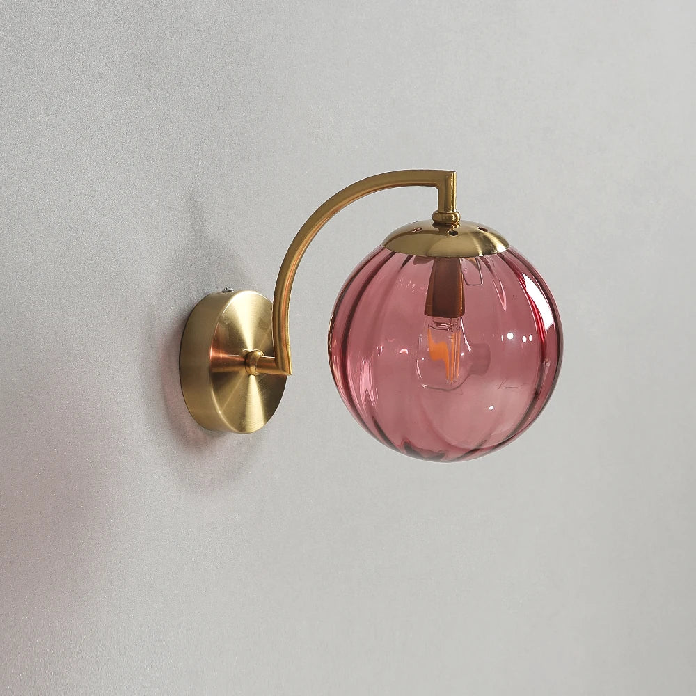 Camberley Ribbed Glass Wall Sconce