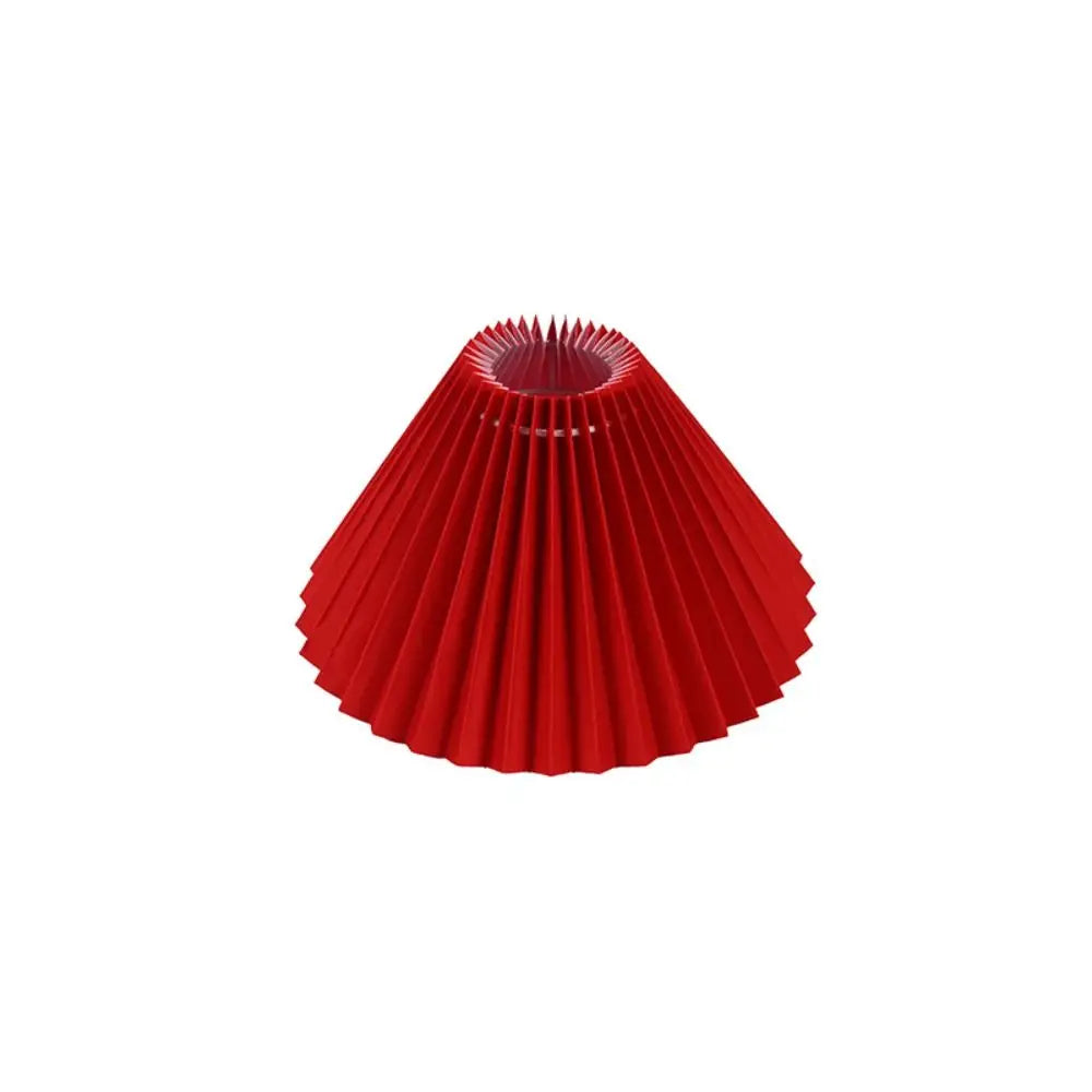 Eloise Pleated Cloth Lampshade – Modern Cone Light Cover