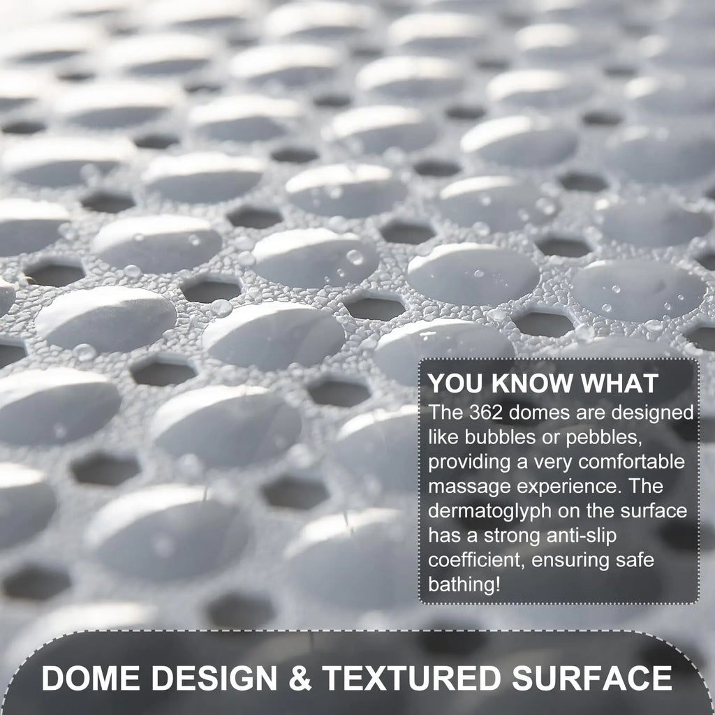 Extra Large Non-Slip Bathtub and Shower Mat, 40 x 16 Inches