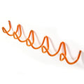 Waverly Wall-Mounted Wave Hook Rack, Carbon Steel