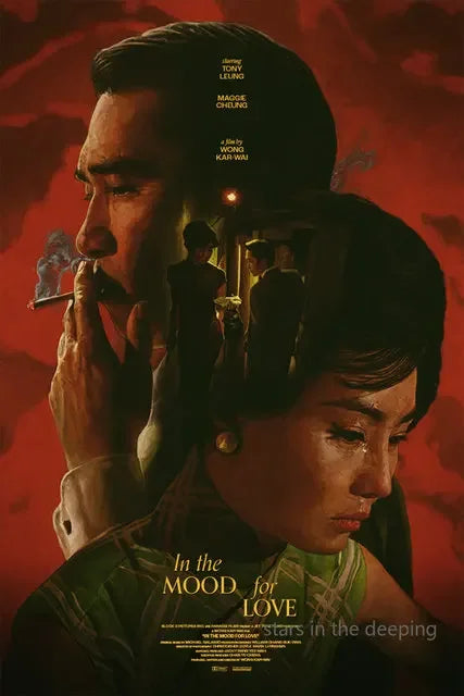 In the Mood for Love Art Poster – Unframed Canvas Wall Print