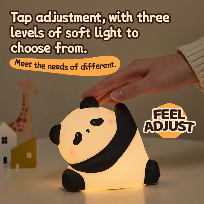 Marlow Animal Silicone Night Light – Kids’ Bedside LED Lamp