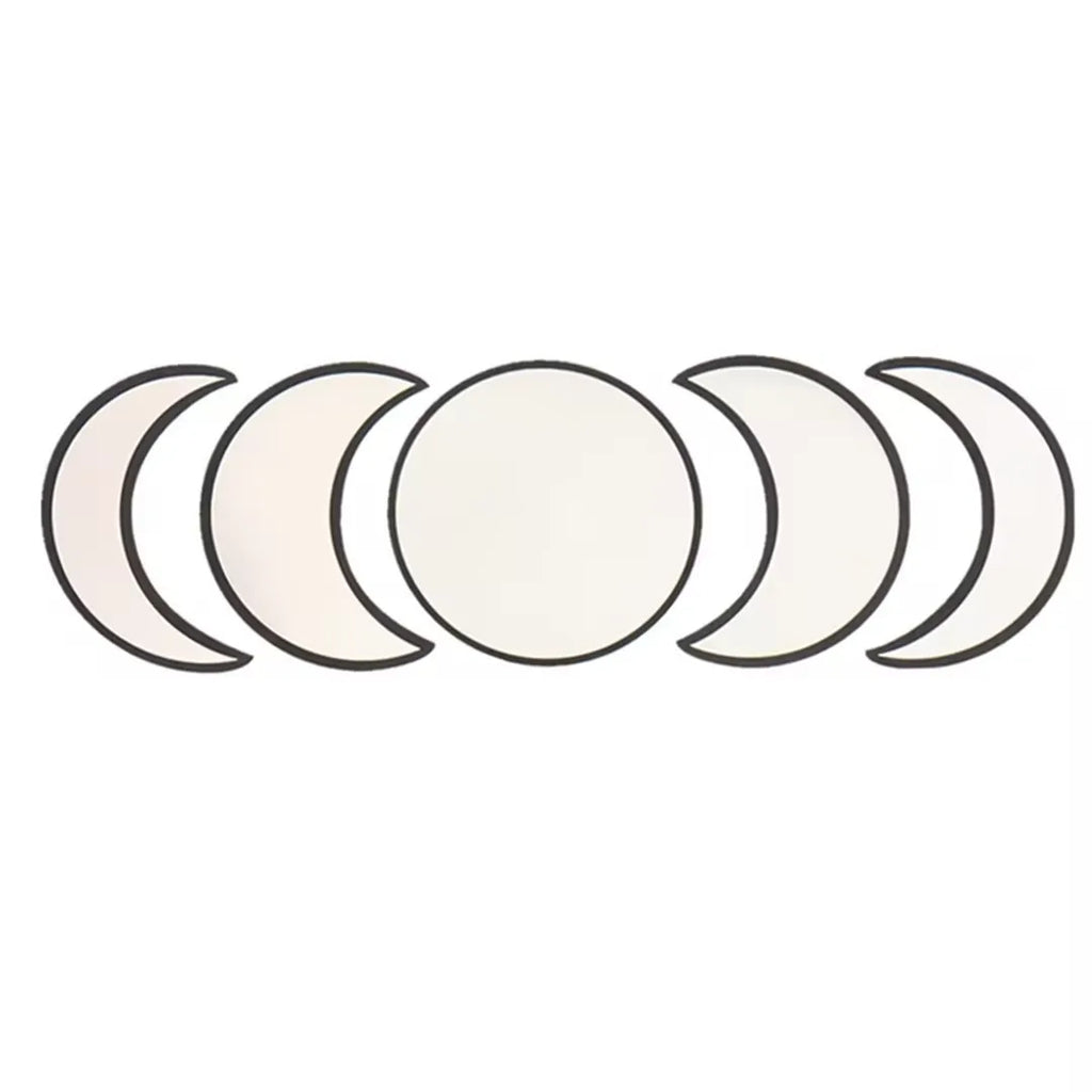 Soren Moon Phase Acrylic Wall Mirror Set