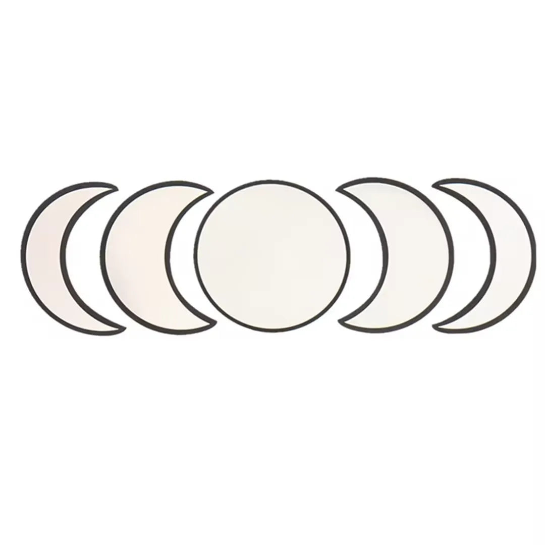 Soren Moon Phase Acrylic Wall Mirror Set