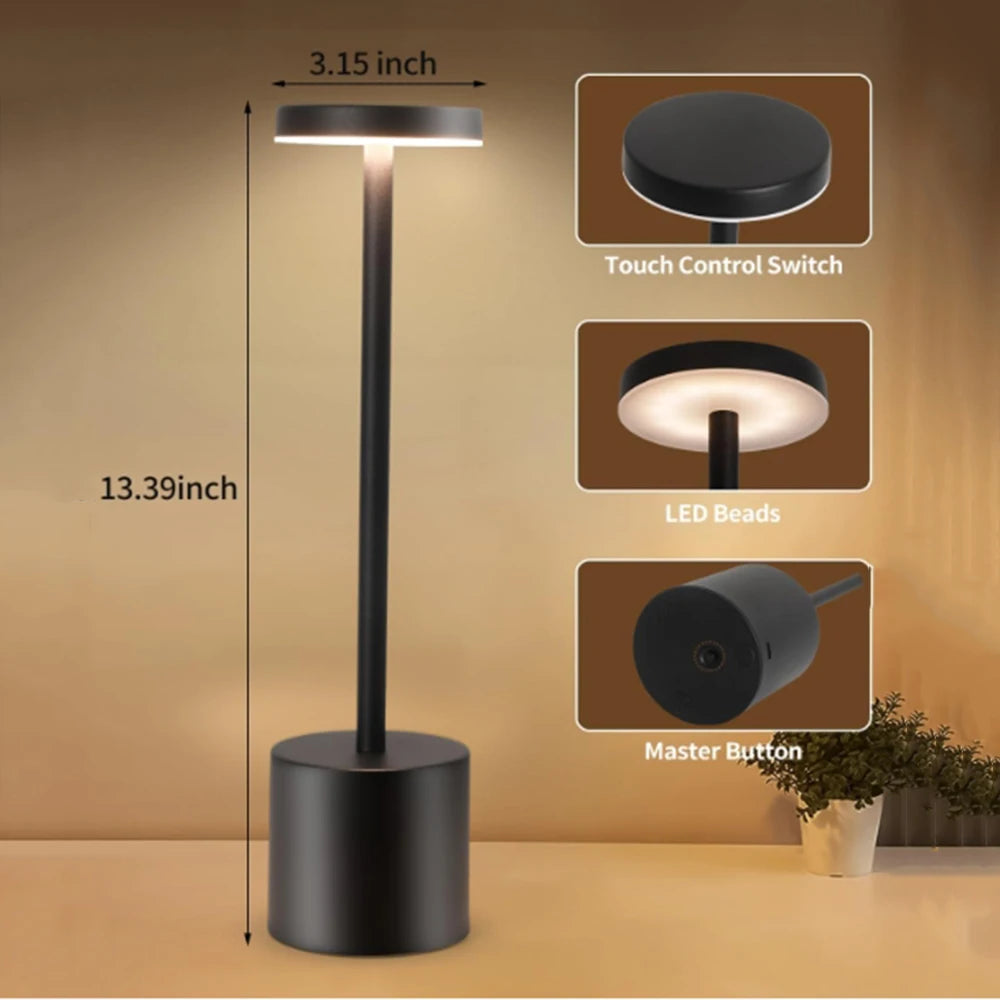 Arlo Rechargeable Touch Table Lamp