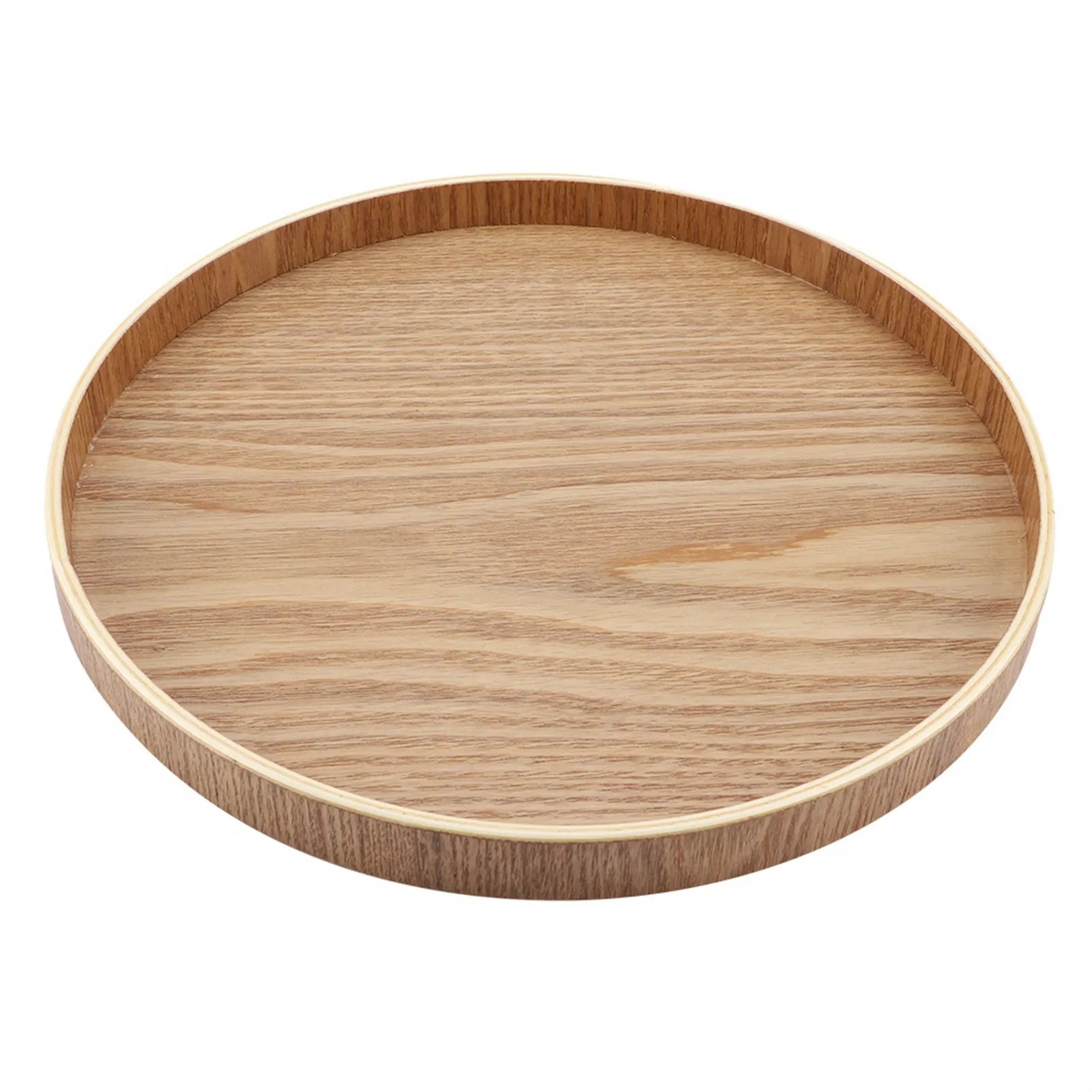 Ashwood Round Wooden Serving Tray