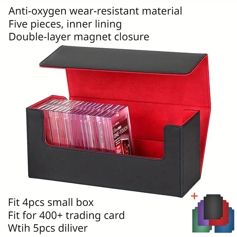 Card Deck Storage Box for Trading & Game Cards – Colorful Organizer