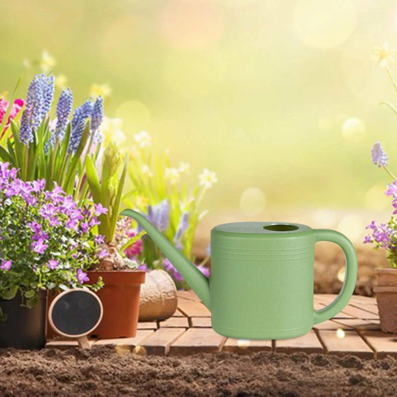 Lightweight Plastic Watering Can for Indoor & Outdoor Plants