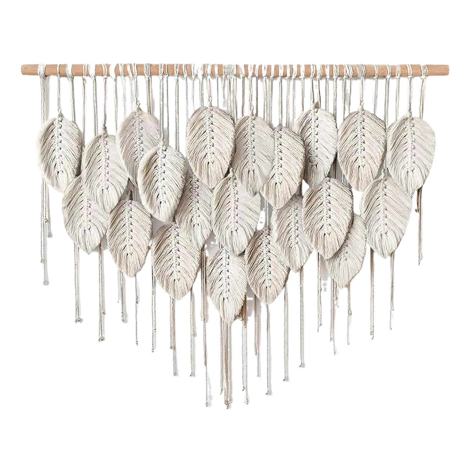 Rowan Leaf Macrame Wall Hanging Tapestry
