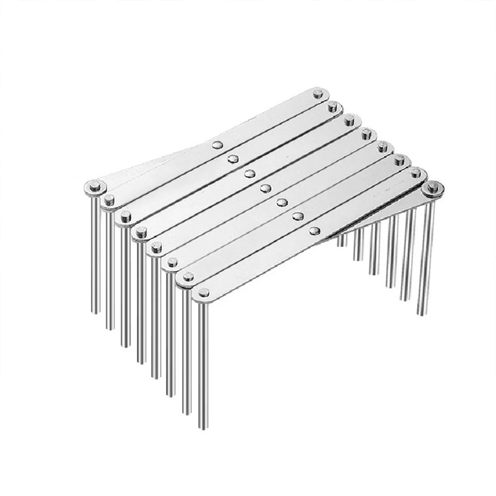 Retractable Stainless Steel Pot Lid and Plate Organizer for Kitchen Counters