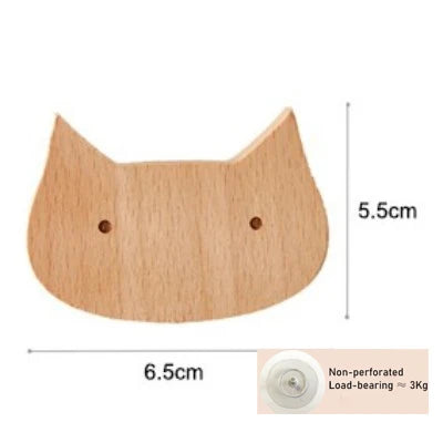 Woodland Animal Wooden Wall Hooks