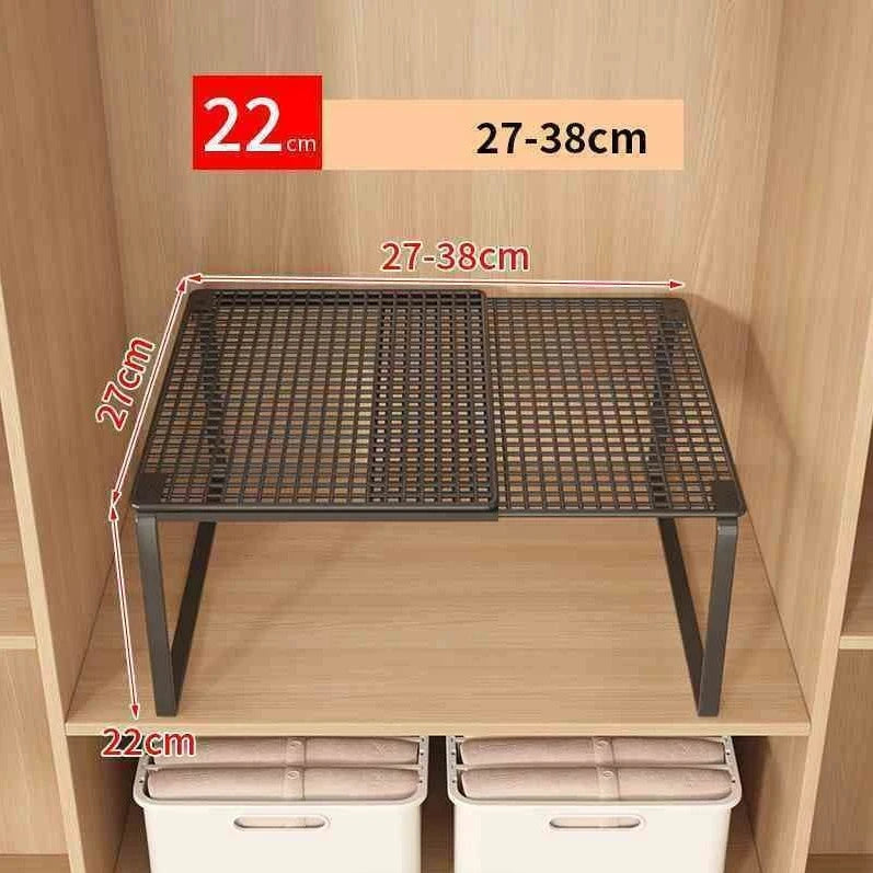 Adjustable Stackable Closet Shelf Divider for Cabinets & Wardrobes
