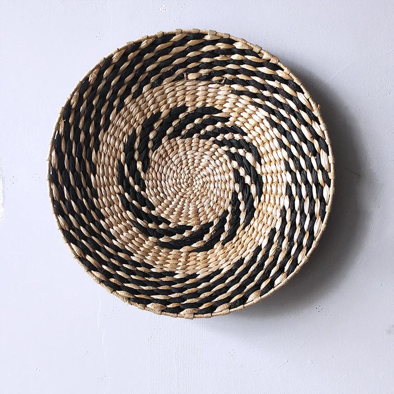 Maeve Handwoven Raffia Wall Hanging Decor