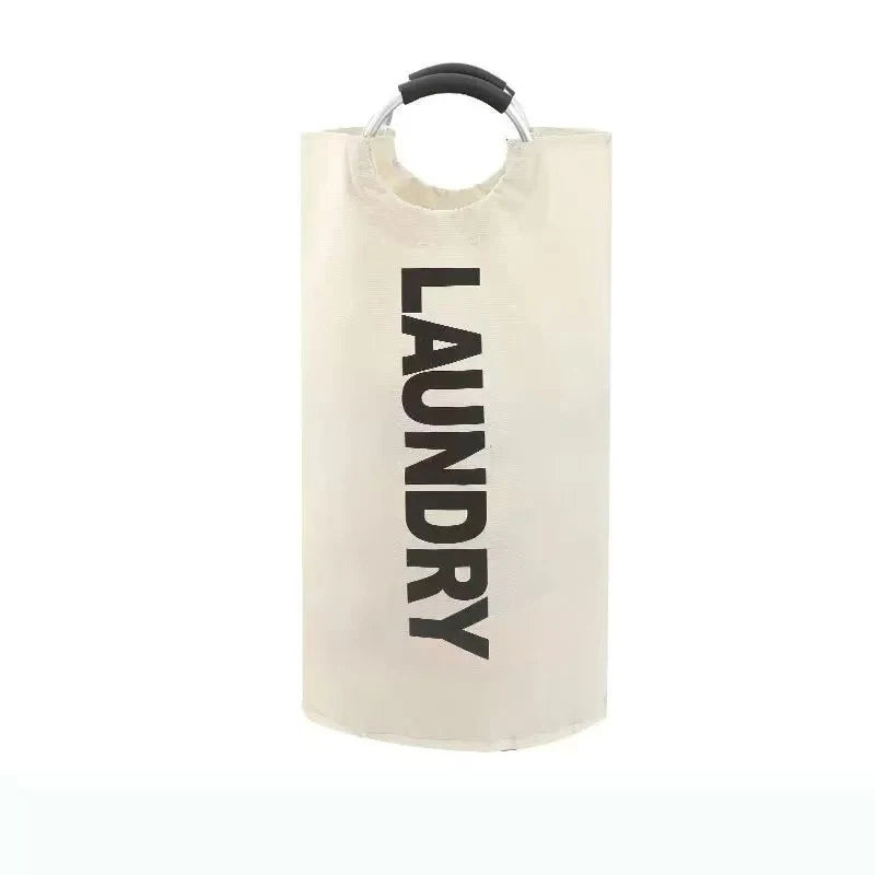 Large Foldable Laundry Hamper with Soft Handles for Home Organization