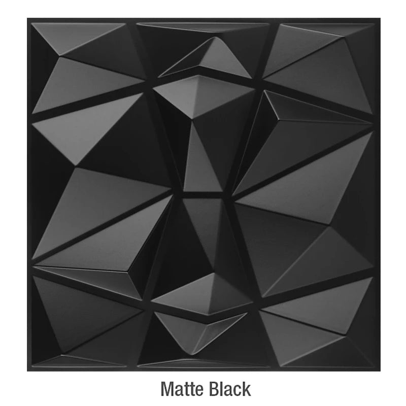 Facet 3D Geometric Wall Panel, 30x30cm