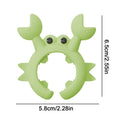 Crab-Shaped Silicone Utensil Rest for Kitchen Counters and Stovetops