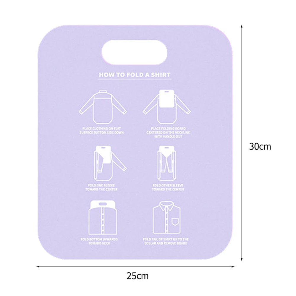Clothes Folding Board for Laundry Shelf and Closet Organization
