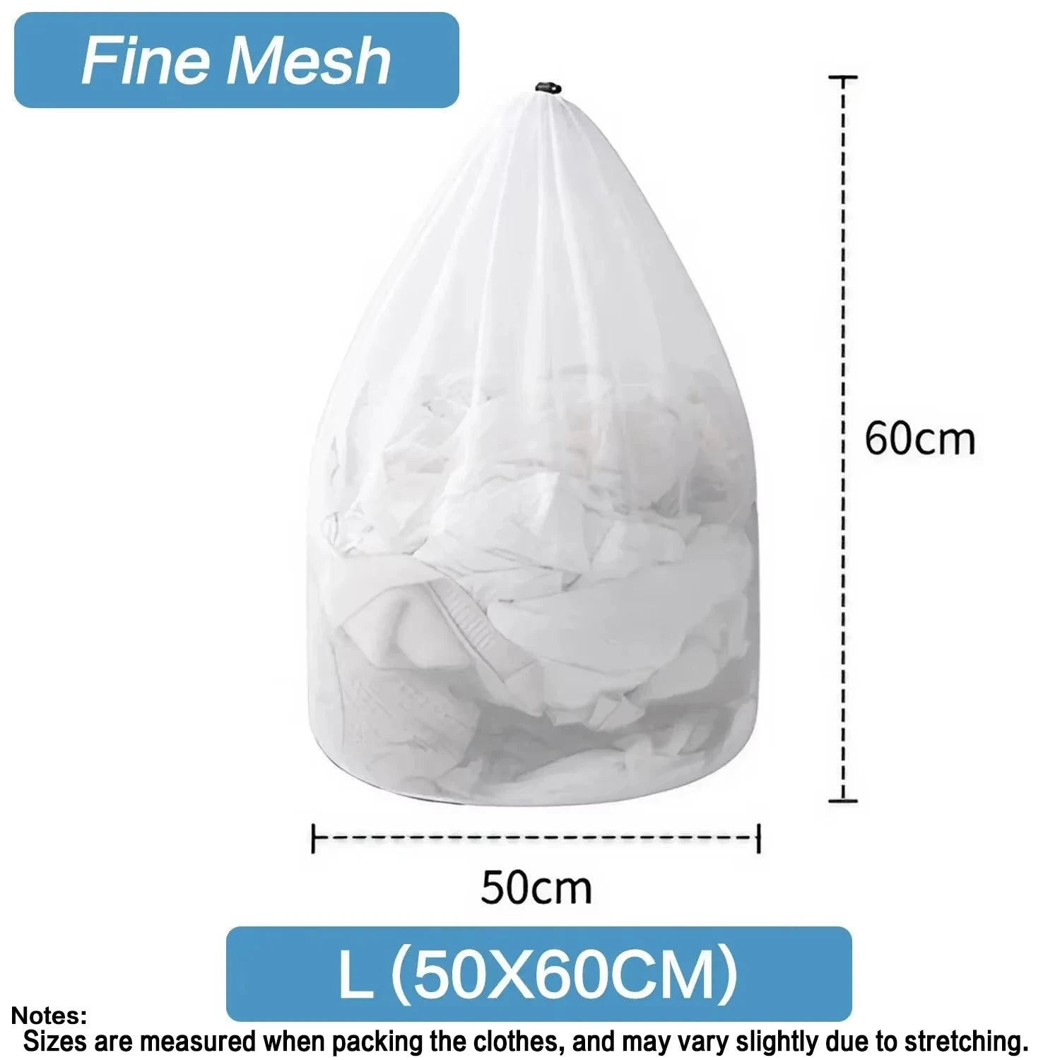 Mesh Laundry Bags with Drawstring for Delicates and Sweaters