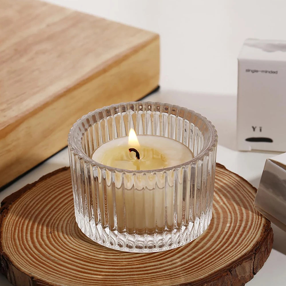 Clear Glass Tealight Candle Holders – Set of 6 or 12